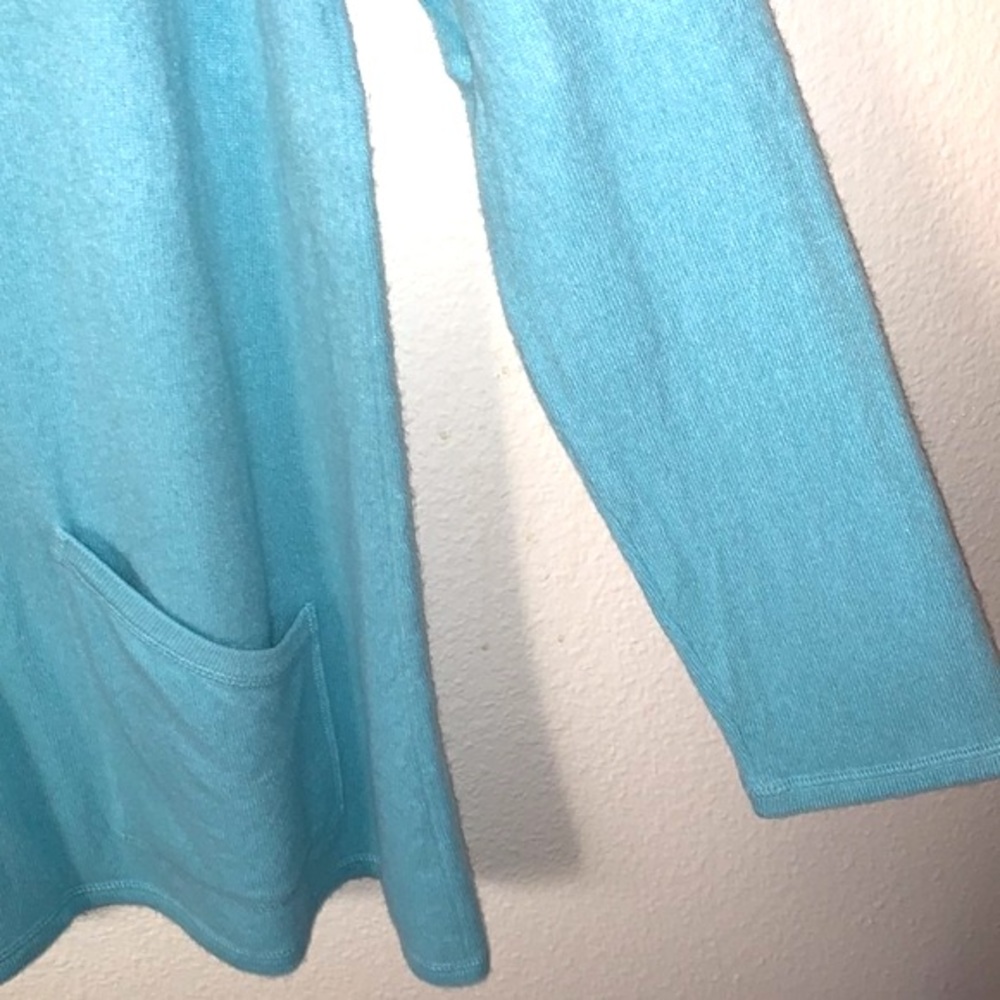VINTAGE J. JILL 100% CASHMERE MOCK NECK TUNIC SWEATER SIZE LARGE TALL - Picture 4 of 15